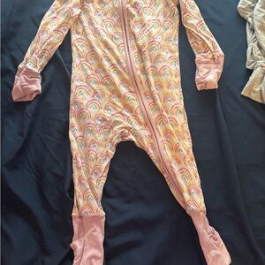 Little Sleepies Rainbow zippy